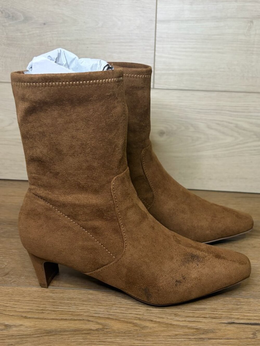 Anne Klein Akiga Ankle Boots Waknut Suede